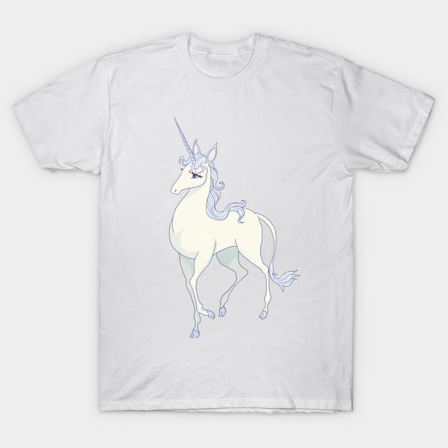 White unicorn T-Shirt by MeOfF